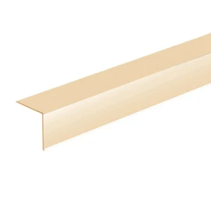 Универсальный угол ПВХ 10x10x2700 мм слоновая кость