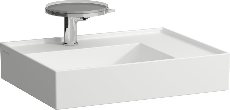 H8103347571121 Раковина с полочкой справа, со специальным скрытым сливом LAUFEN PRO - Вид №17