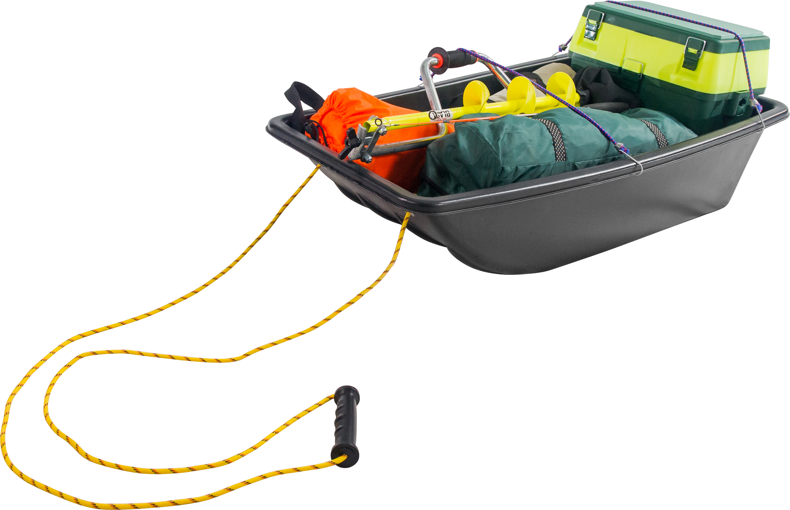 86375521 Сани-волокуши с люверсами п/эт 100х52х26см черные С-3 STLM-0068298 Santreyd  - Вид №4