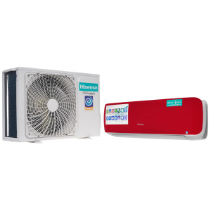 9973811 Кондиционер настенный сплит-система Hisense AS-10UW4RVETG00 красный