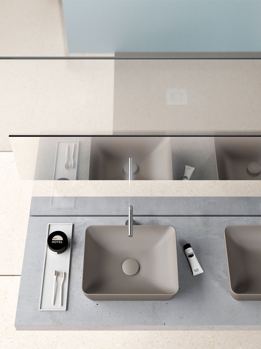 903711 Накладная раковина на столешницу  овальная GSI ceramica  - Вид №3