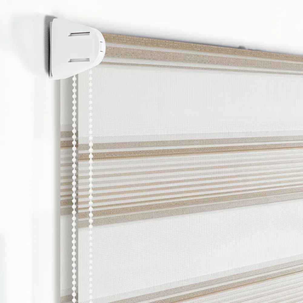 Штора рулонная день-ночь Verona 120x250 см белая MIAMOZA STLM-2204233 - Вид №1