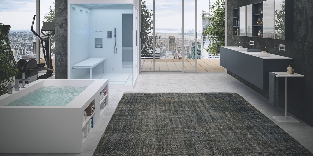 Design Ванна из Corian 1800x900x500 Box Tub 2 белая MOMA Design BT03085028 - Вид №1