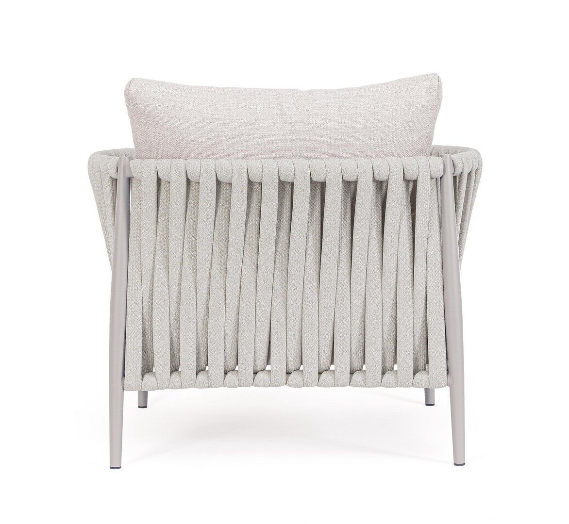 Веревочное и тканевое садовое кресло с подлокотниками BIZZOTTO Jacinta ARCH-00041239 - Вид №14