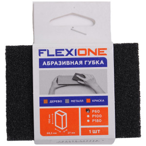 90573402 Губка абразивная 90000014, P60, 100x685x27 мм STLM-0289659 FLEXIONE