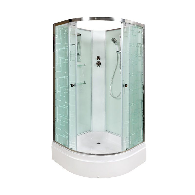 L 980 с электрикой Душевая кабина DETO Серия L ЕМ2790 N (без крыши)