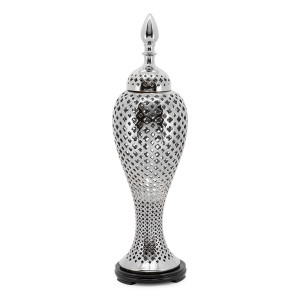 500247-02 ABHIKA СВЕТИЛЬНИК MING CROSS SILVER