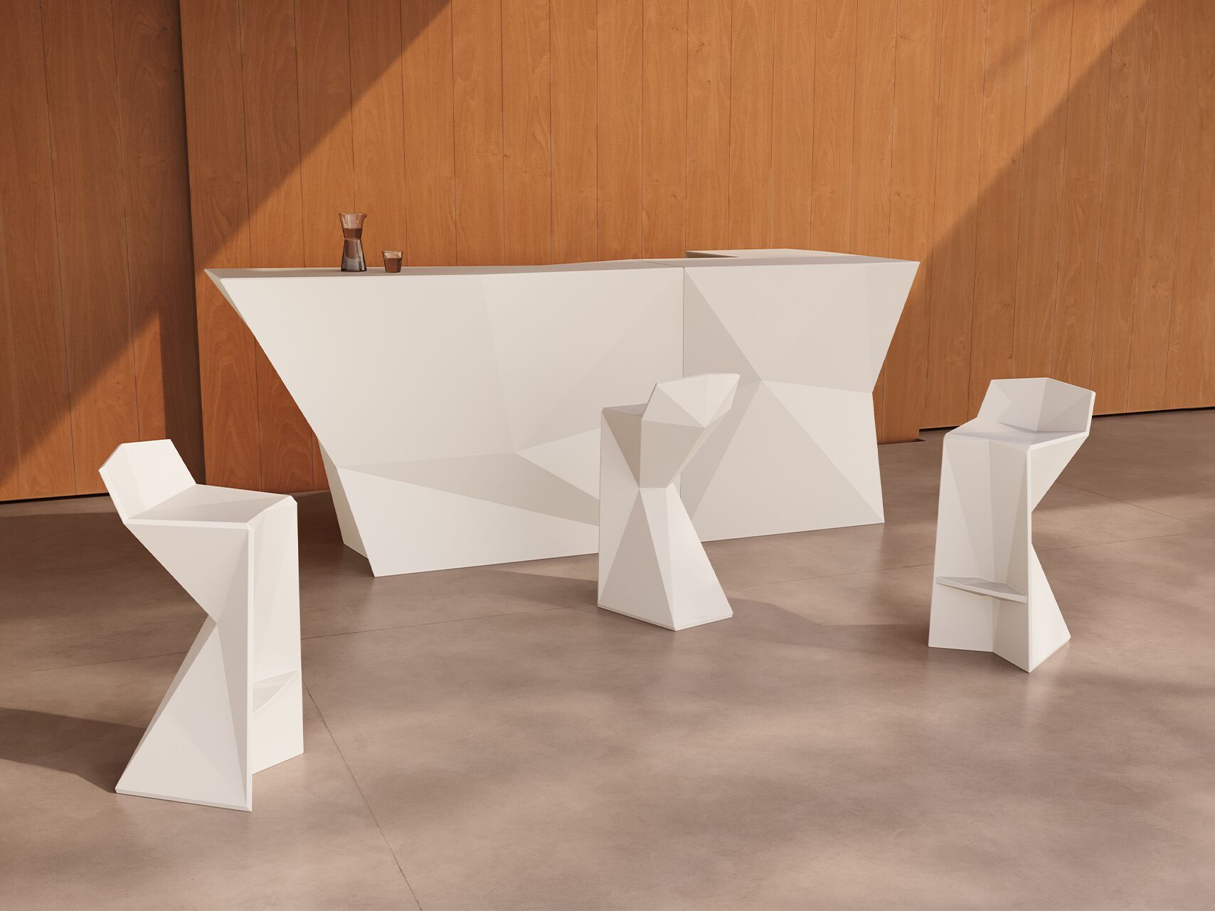 Высокий садовый стул Vondom Vertex ARCH-00019527 - Вид №4