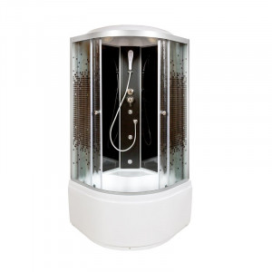 BМ4590 N LED с гм. BLACK Душевая кабина DETO Серия ВМ