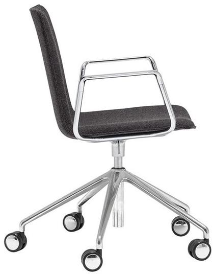 Andreu World 5-спицевый стул с подлокотниками на колесиках Flex corporate So1660 - Вид №6