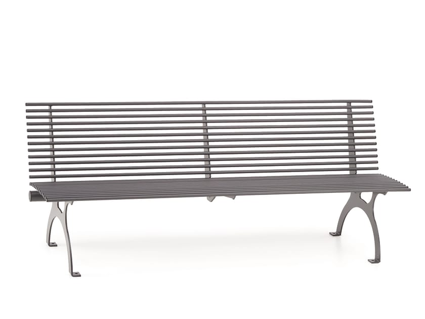 Окрашенная металлическая скамья со спинкой Fi.Ma WIRE ARCH-00054085