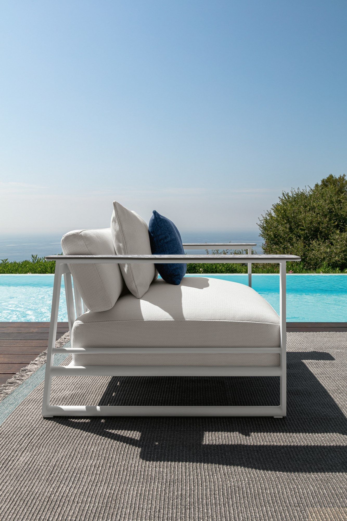 2-местный тканевый садовый диван Talenti Riviera ARCH-00108441 - Вид №3