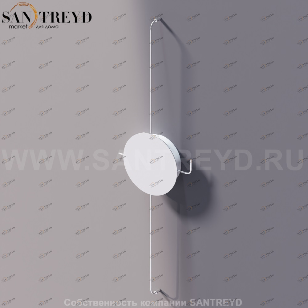 Agape BUCATINI Круглое зеркало регулируемое по вертикали ABUC0177