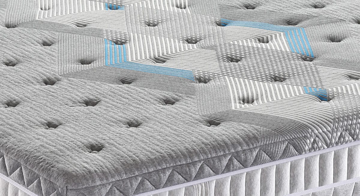 Гипоаллергенный и дышащий матрас из PhisioClima® Gel, Вязкоупругого Softouch и сои Manifattura Falomo GELODY ARCH-00027729 - Вид №3