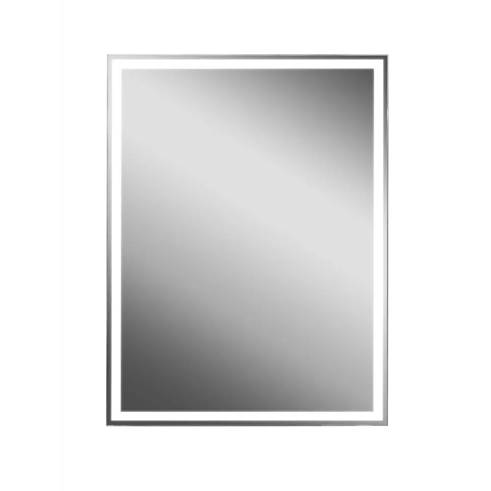Шкаф зеркальный подвесной Montero Black LED с подсветкой 60x80 см цвет черный 89180064 STLM-2028496 Santreyd
