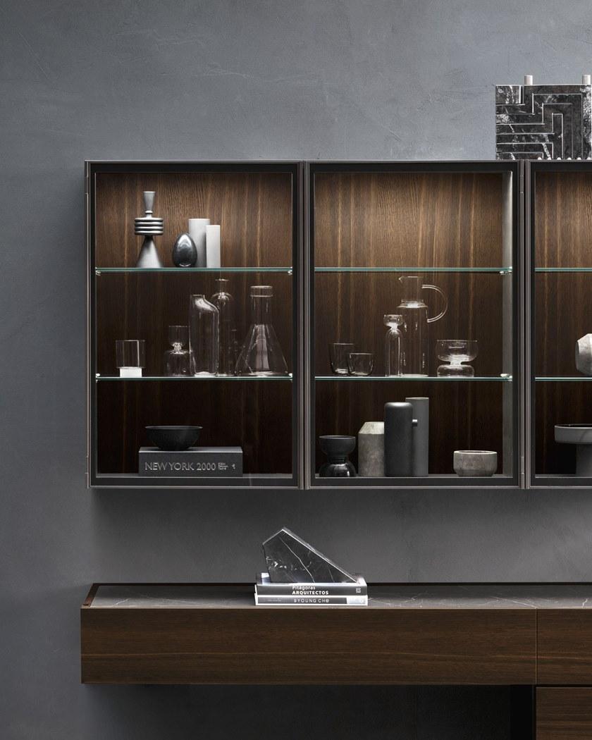 ZANETTE Стенка для хранения из дуба со встроенным освещением Day moove sun-id-1460231 - Вид №3