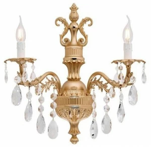 Possoni Illuminazione Аппликация из чистого золота, подвергнутая пескоструйной обработке с кристаллами Шоулера Nur 230/a2-sh/g