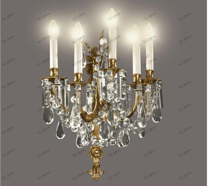 Tisserant Хрустальный настенный светильник Cristallo di boemia sun-id-1356109