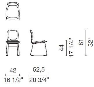 Cappellini Кресло-санки с обивкой Hi pad sun-id-1431768 - Вид №2