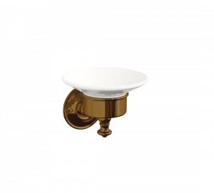 Gentry Home Настенный керамический подстаканник Kent Бронза GH102900