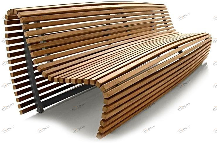 B&B Italia Outdoor Скамья из тика со спинкой Titikaka sun-id-1433346