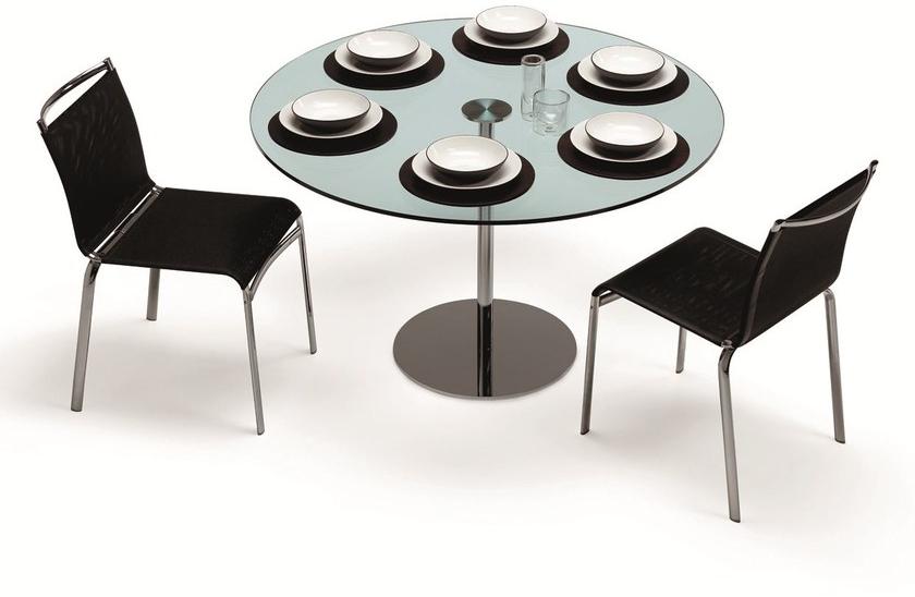Tonelli Design Круглый стол из закаленного стекла Farniente sun-id-1425747 - Вид №1