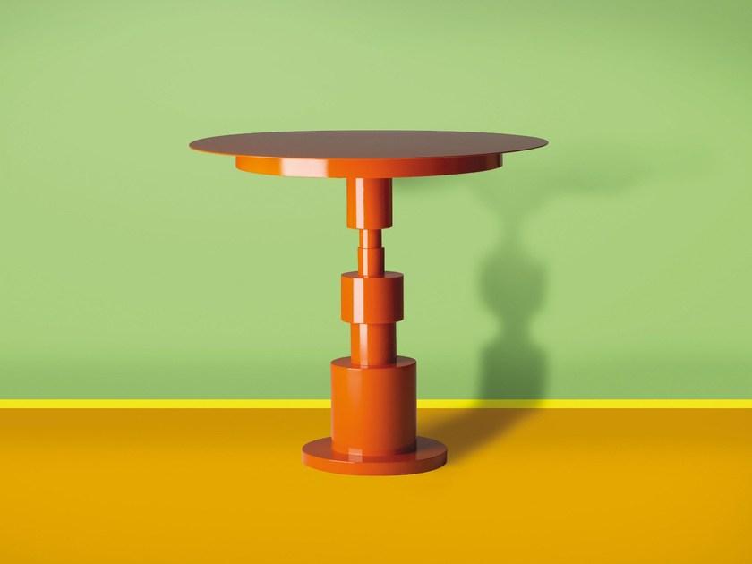 Officine Tamborrino Круглый металлический стол O design sun-id-1386560 - Вид №1