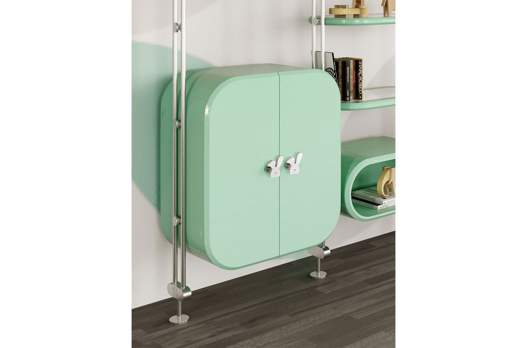 CIST495 Книжный шкаф в детскую Минелли Circu  - Вид №5