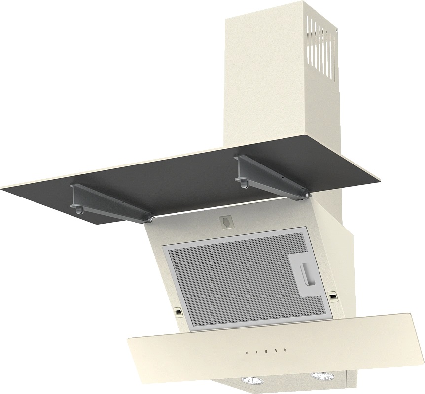 9973958 Вытяжка наклонная Darina SLIDE GD602Bg бежевый/бежевый STDN-0110138 - Вид №2