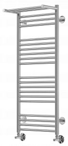 4660059582382 СТАНДАРТ Аврора с полкой П20 400х1010 (4+6+6+4) Полотенцесушитель TERMINUS Нержавеющая сталь