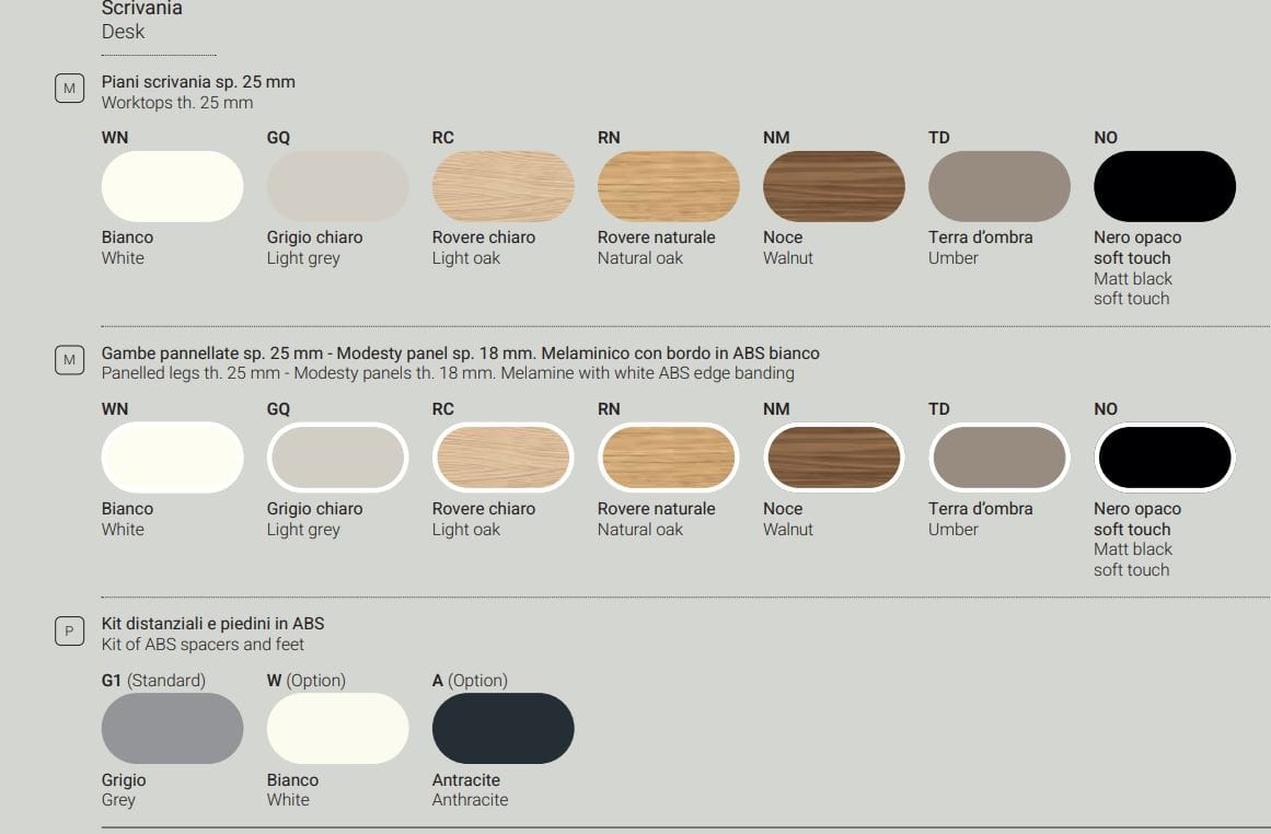 Прямоугольный секционный стол из меламина DVO Treko ARCH-00122117 - Вид №2