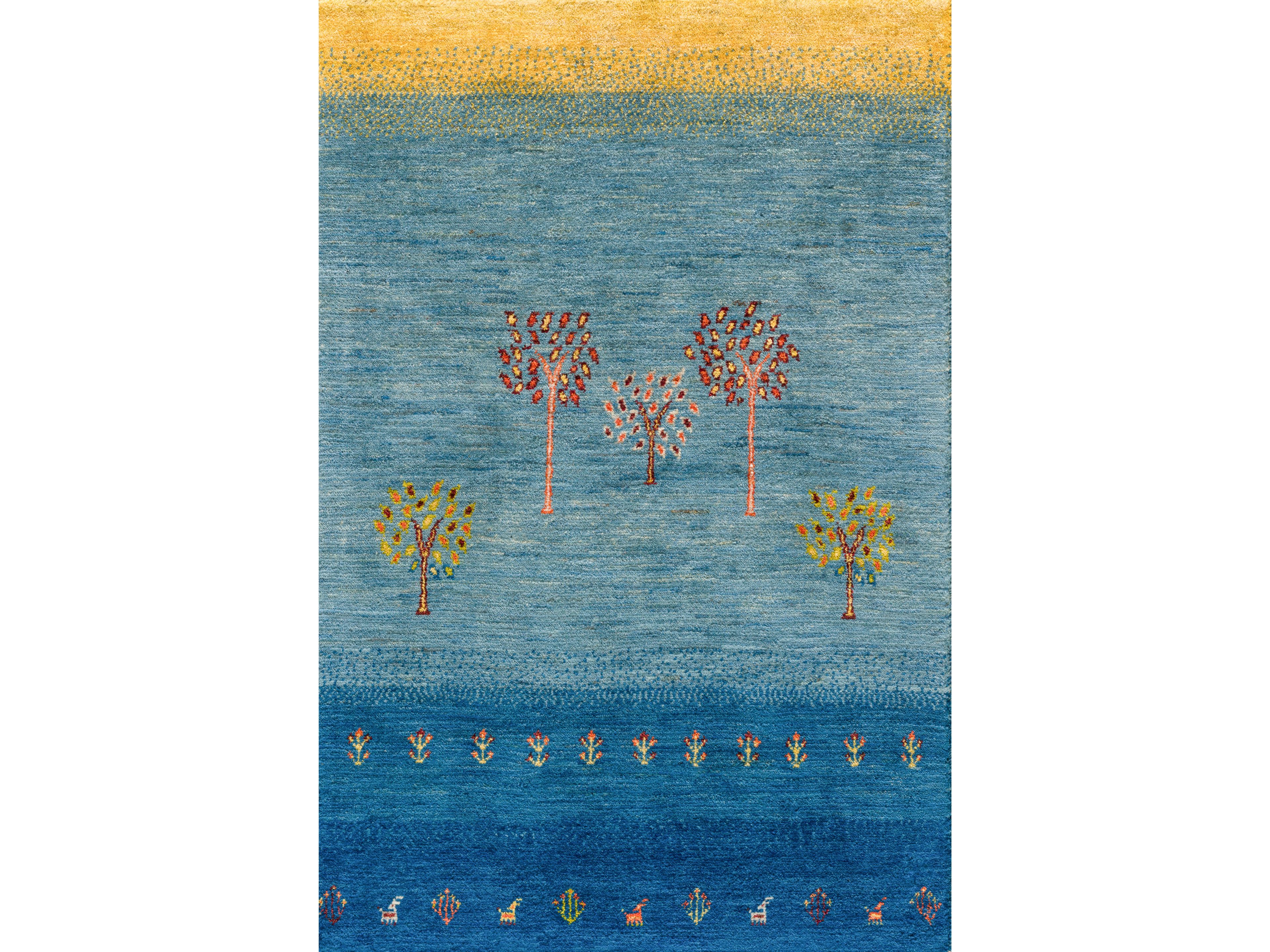 Прямоугольный шерстяной ковер Zollanvari Gabbehs Flora &amp ARCH-00013476