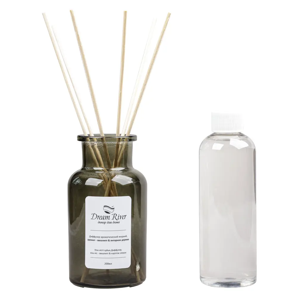 DREAM RIVER Ультразвуковой диффузор с ароматом эвкалипта и янтарного дерева 89432355 STLM-1568520