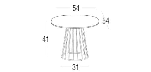 Журнальный столик из HPL Roberti Charme ARCH-00045438 - Вид №6