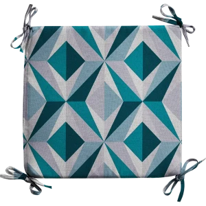 Галета на табурет «Ромбы» 35x35 см цвет мультиколор