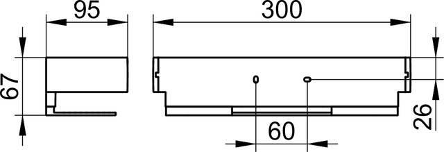 11158050000 Корзинка для душа KEUCO Edition 11 - Вид №2