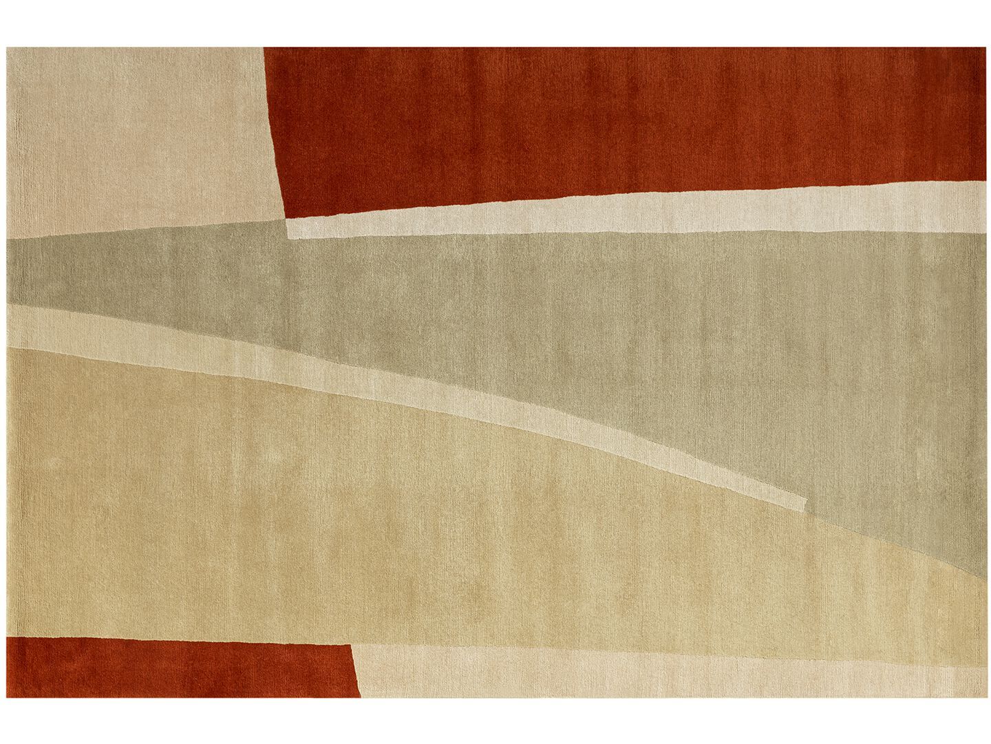 Прямоугольный ковер ручной работы из шерсти Diacasan Edition непальские ковры ARCH-00027476