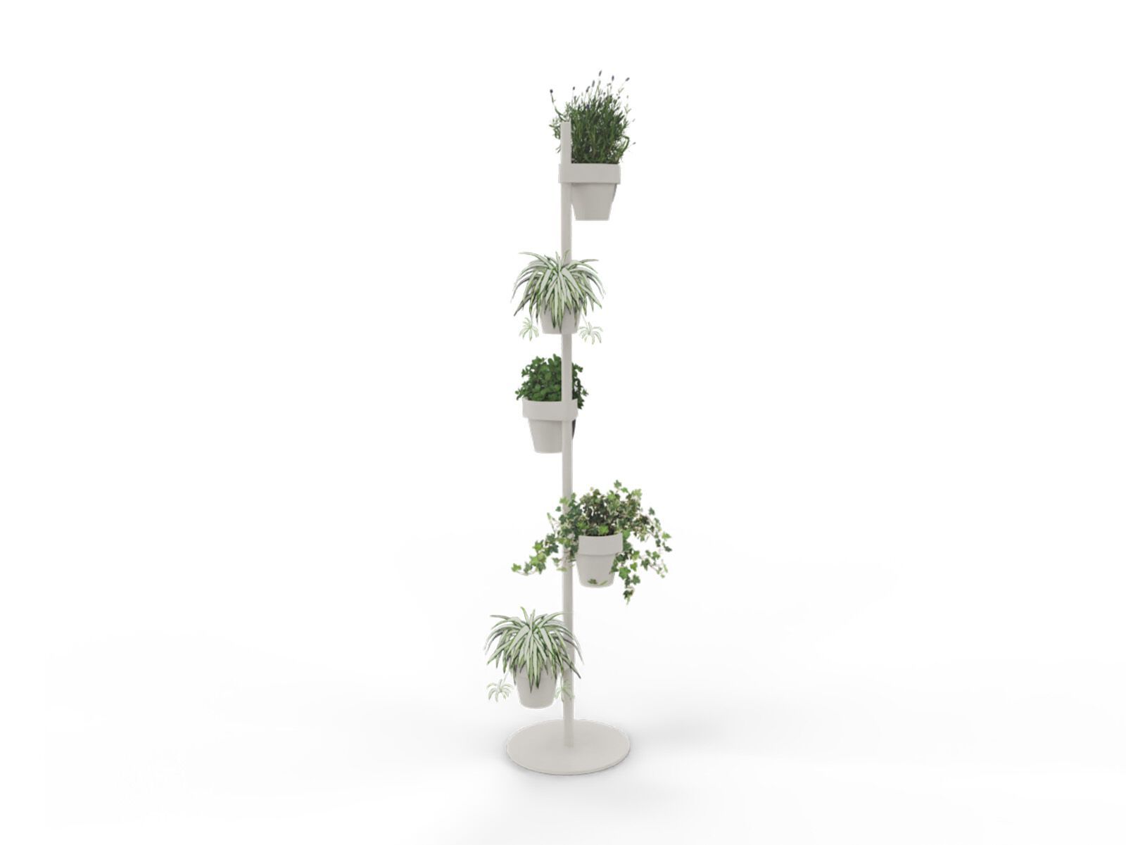 Стальная напольная подставка для горшков с порошковым покрытием Cascando SLIDE ARCH-00051757 - Вид №9