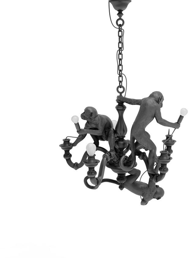 Seletti Светодиодная люстра из пластмассы The monkey lamp sun-id-1501264 - Вид №7