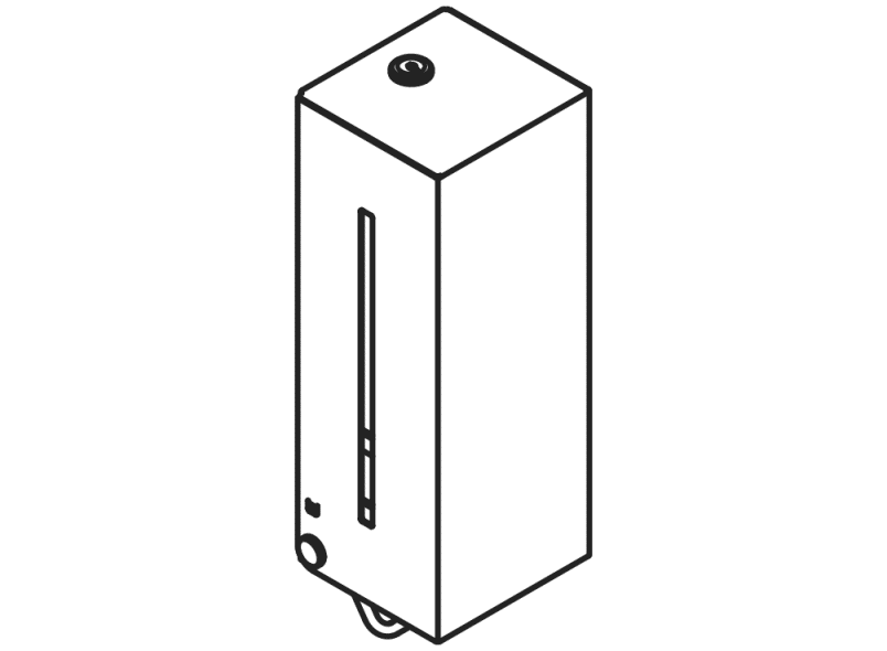 900.06.00460 Дозатор для жидкого мыла HEWI System 900 - Вид №8