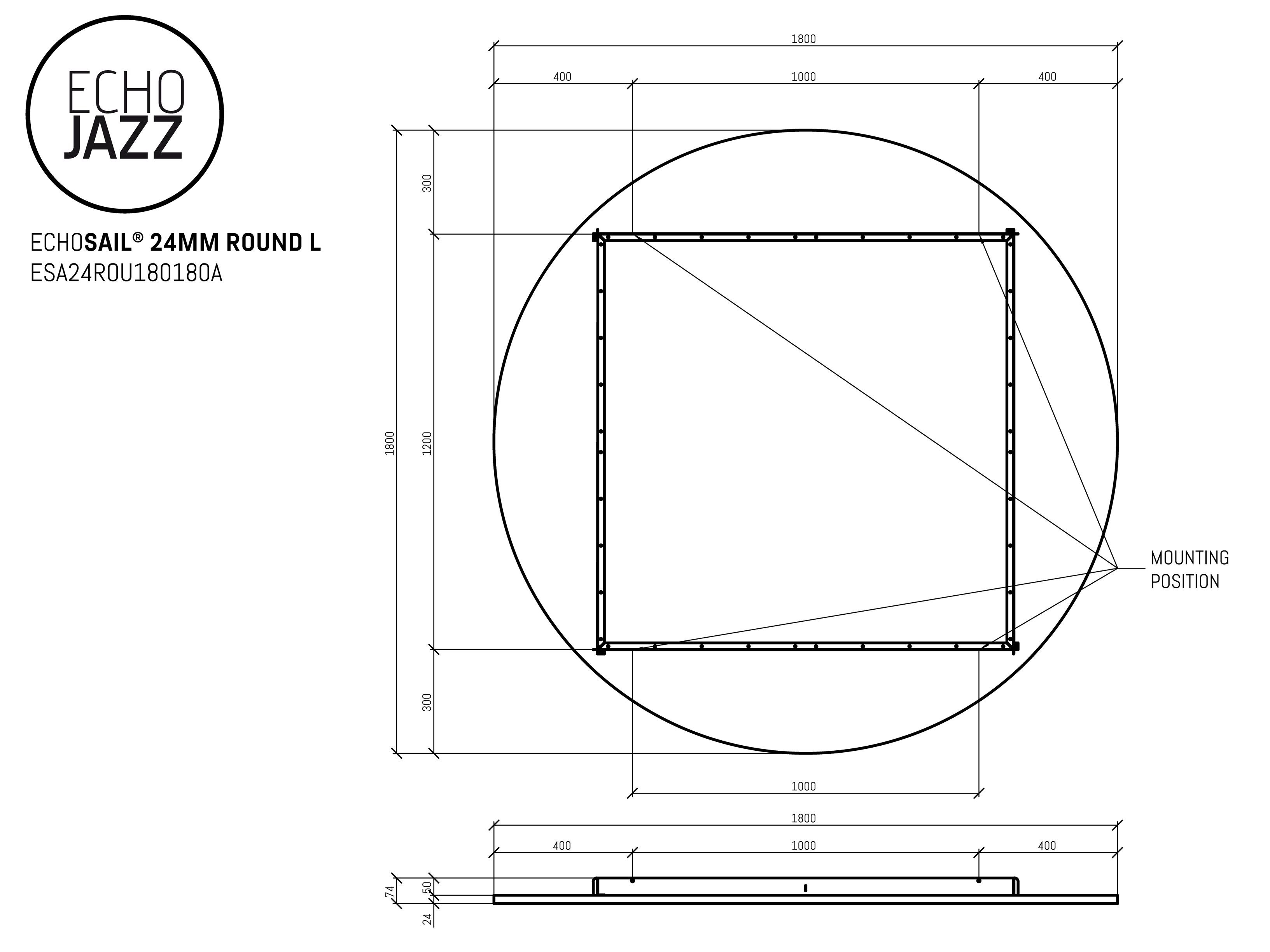 Акустическая подвесная панель из ПЭТ ECHOJAZZ ECHOSAIL® ARCH-00062331 - Вид №20