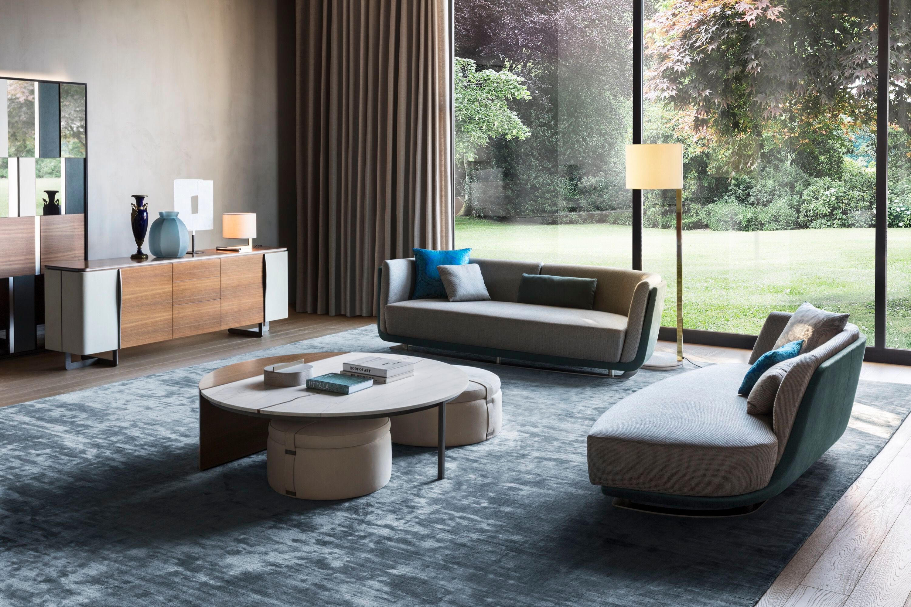 Деревянный двухсторонний низкий сервант OAK New York Suite ARCH-00136316 - Вид №7