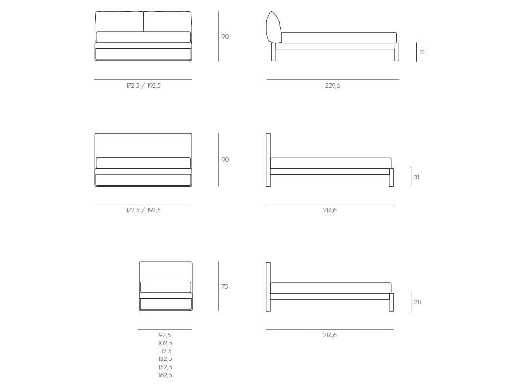 Деревянная двуспальная кровать Olivieri ARCH-00078374 - Вид №11