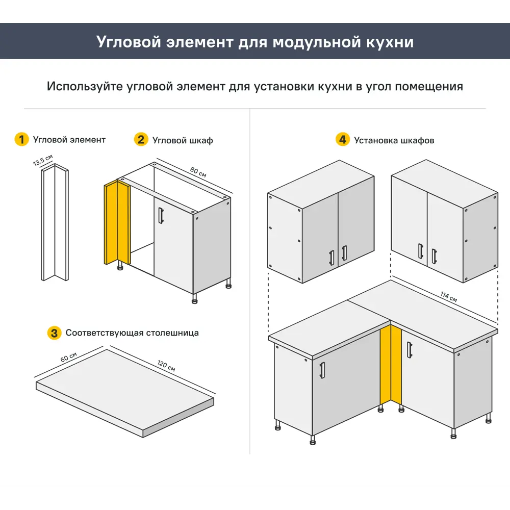 Навесной шкаф Агидель 60x67.6x29 см KONSENSA ЛДСП цвет белый STLM-2161357 - Вид №13