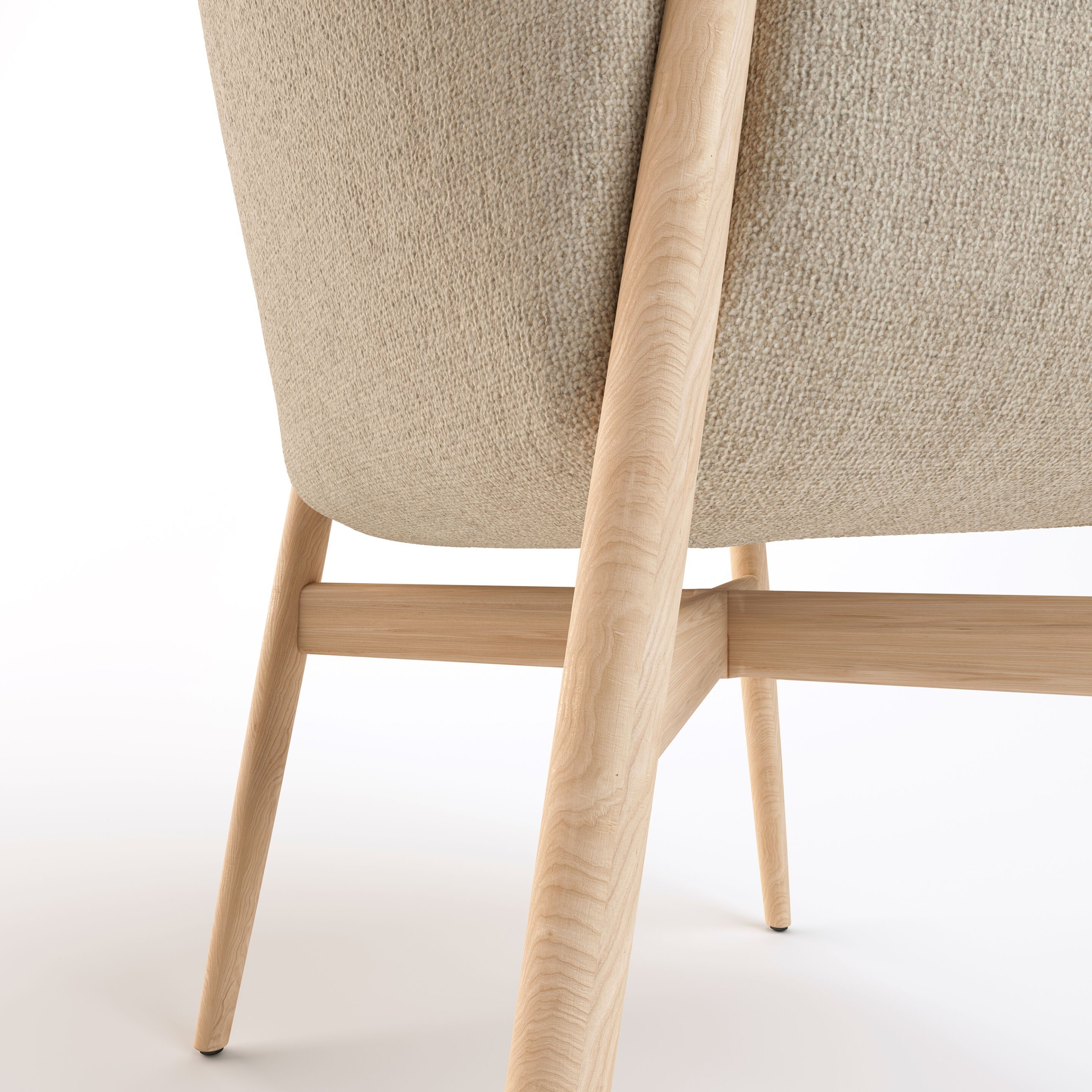 Мягкий стул из ткани COR KAGU ARCH-00072994 - Вид №2