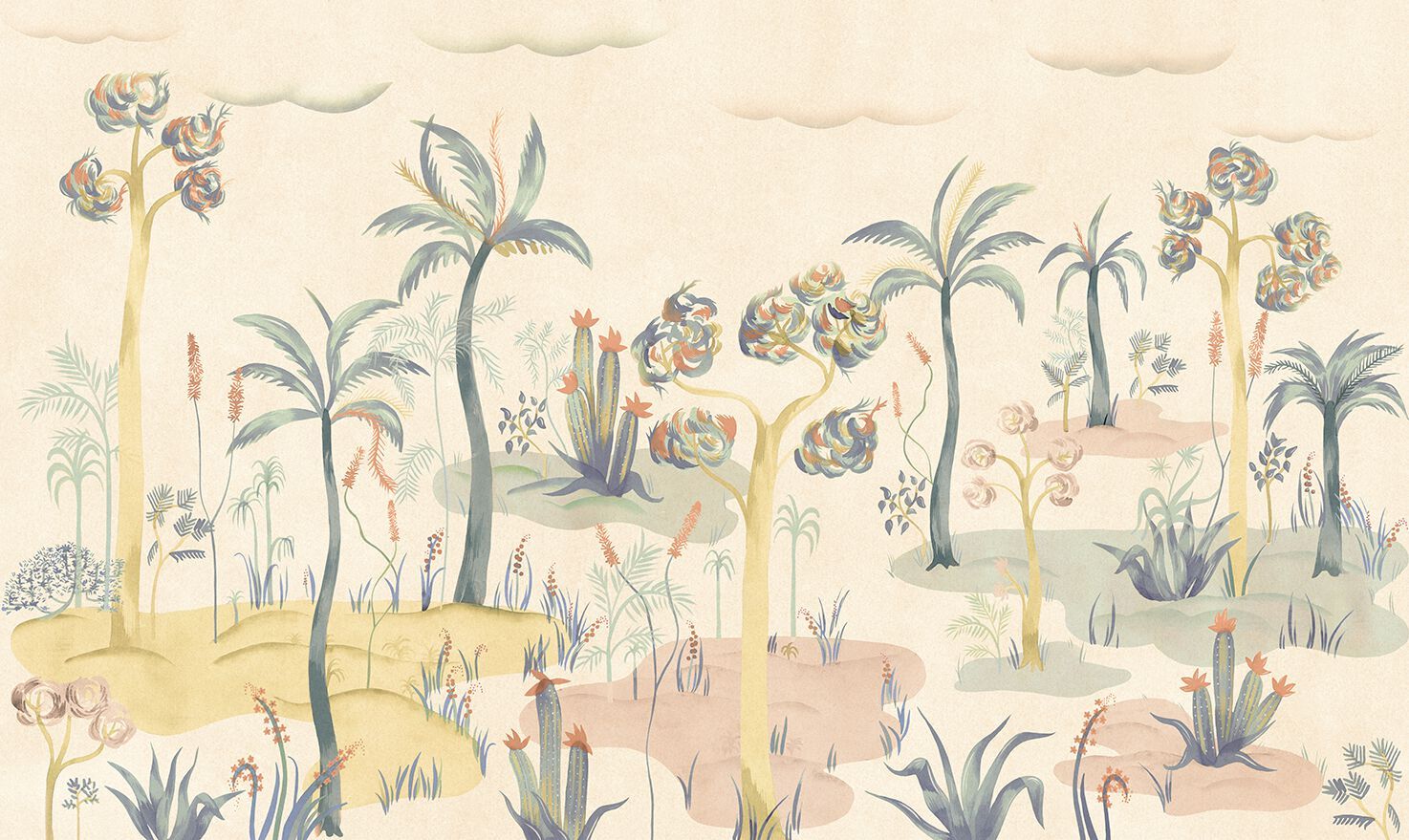 Обои с цветочными мотивами Jannelli&Volpi GADIR ARCH-00092405 - Вид №3