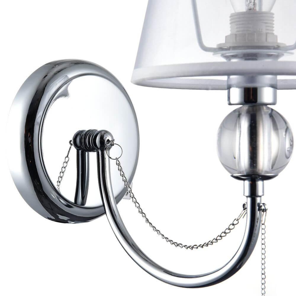 Бра настенное хром Freya Beverly FR5661-WL-01-CH FREYA BEVERLY 00-3928386 Хром - Вид №1