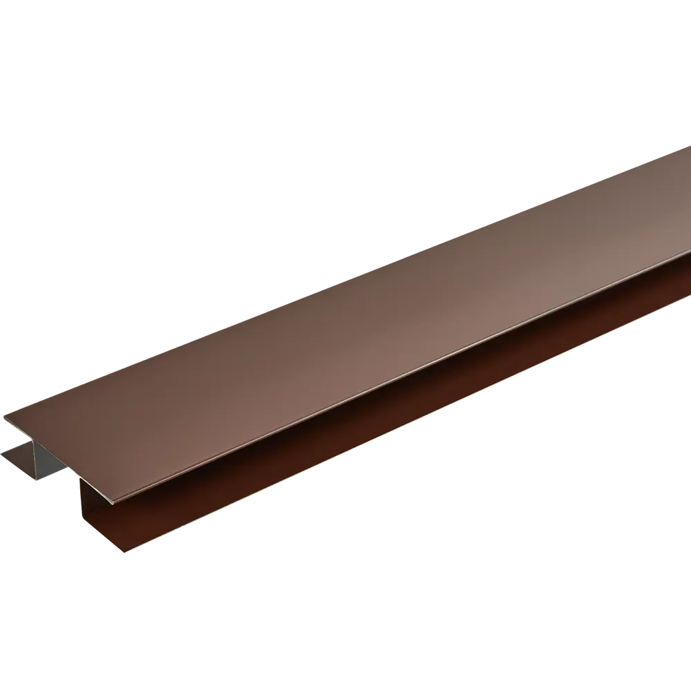 85865823 Планка H-образная RAL 8017 цвет шоколад 2 м STLM-1324251 Santreyd  - Вид №1