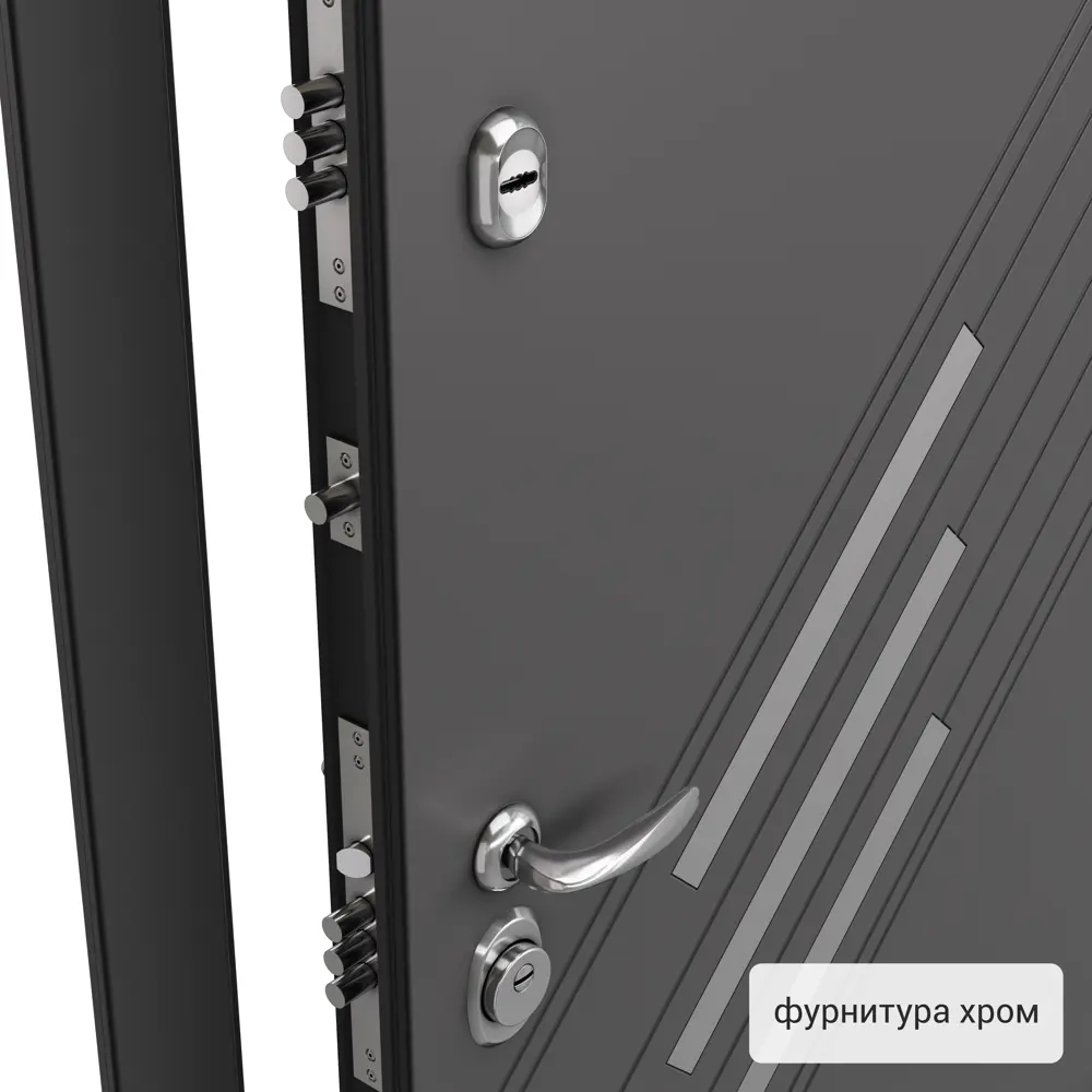 Дверь входная металлическая Фолд рид 950 мм левая цвет серый 82858662 STLM-2176835 TOREX  - Вид №6