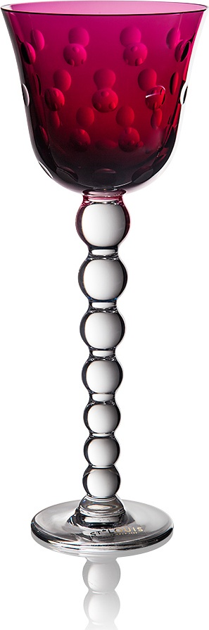 10555841 St. Louis Бокал для белого вина St. Louis "Капли" 110мл (аметист) Хрусталь 